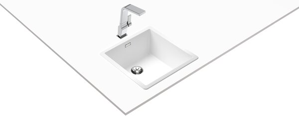 Teka Radea dřez tegranit 45.6x45.6 cm bílá 115230050