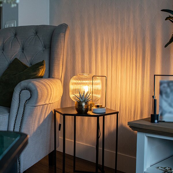 Stolní lampa Art Deco mosaz - Karel