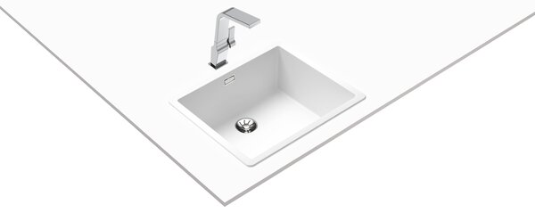 Teka Radea dřez tegranit 55.6x45.6 cm bílá 115230053