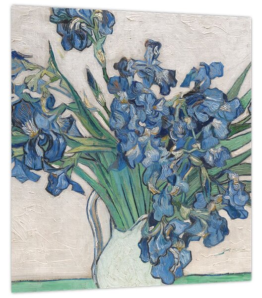 Obraz - Vincent van Gogh, Irises, reprodukce (30x30 cm)