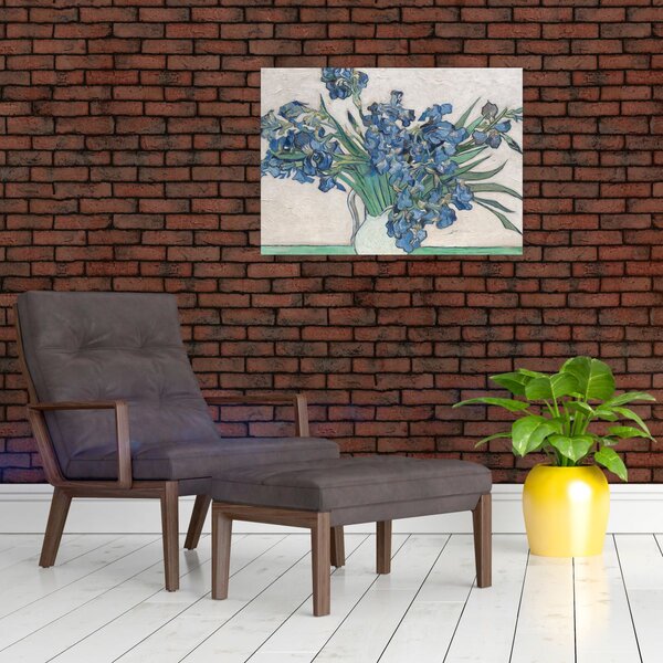 Obraz - Vincent van Gogh, Irises, reprodukce (70x50 cm)