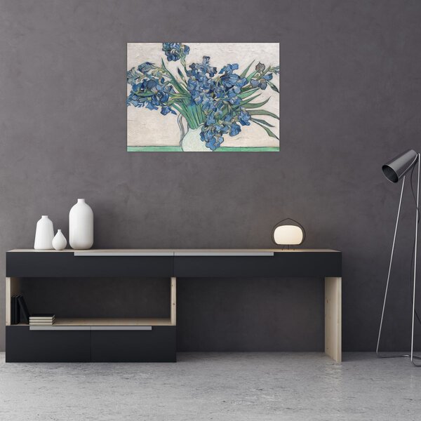 Obraz - Vincent van Gogh, Irises, reprodukce (70x50 cm)
