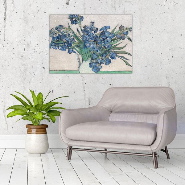 Obraz - Vincent van Gogh, Irises, reprodukce (70x50 cm)