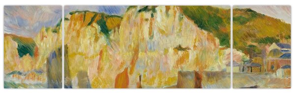 Obraz - Auguste Renoir, Sea and Cliffs, reprodukce (170x50 cm)