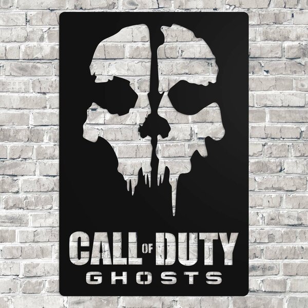 DUBLEZ | Dřevěný 3D obraz - Call of Duty: Ghosts | Obraz