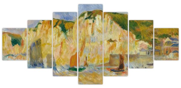 Obraz - Auguste Renoir, Sea and Cliffs, reprodukce (210x100 cm)
