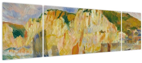 Obraz - Auguste Renoir, Sea and Cliffs, reprodukce (170x50 cm)