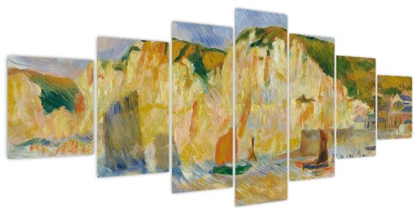 Obraz - Auguste Renoir, Sea and Cliffs, reprodukce (210x100 cm)