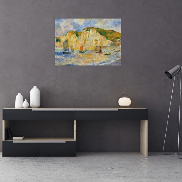 Obraz - Auguste Renoir, Sea and Cliffs, reprodukce (70x50 cm)