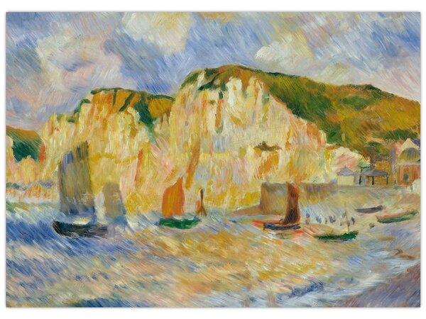 Obraz - Auguste Renoir, Sea and Cliffs, reprodukce (70x50 cm)