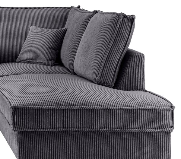SEDACÍ SOUPRAVA, textil, šedá MID.YOU - Sedací soupravy, Online Only