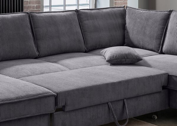 SEDACÍ SOUPRAVA, textil, šedá MID.YOU - Sedací soupravy, Online Only
