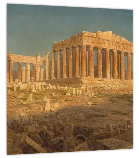 Obraz - Frederic Edwin Church, The Parthenon, reprodukce (30x30 cm)