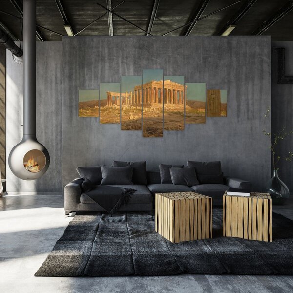 Obraz - Frederic Edwin Church, The Parthenon, reprodukce (210x100 cm)