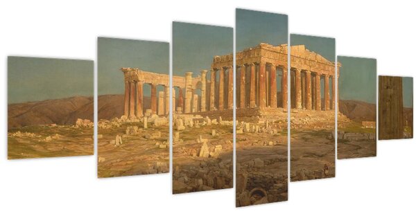 Obraz - Frederic Edwin Church, The Parthenon, reprodukce (210x100 cm)