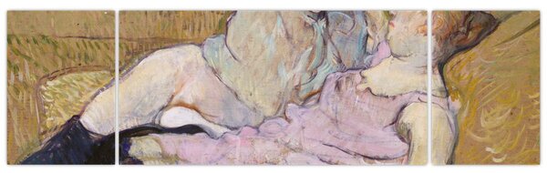 Obraz - Henri de Toulouse-Lautrec, The Sofa, reprodukce (170x50 cm)