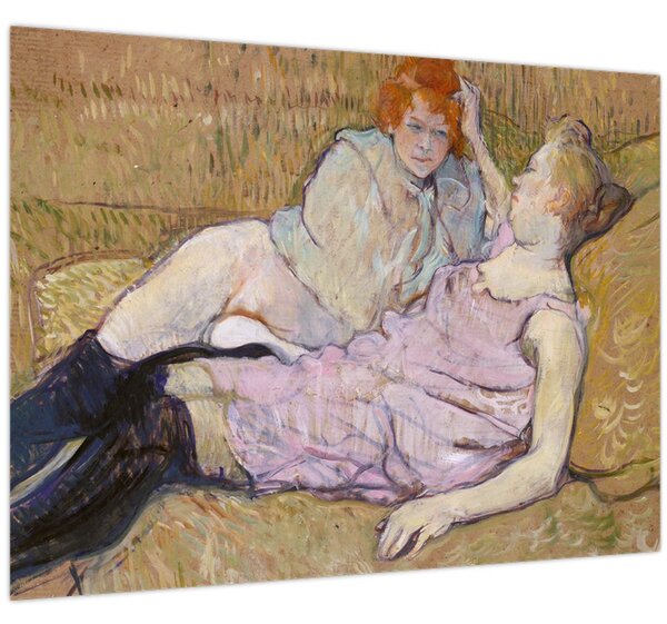 Obraz - Henri de Toulouse-Lautrec, The Sofa, reprodukce (70x50 cm)