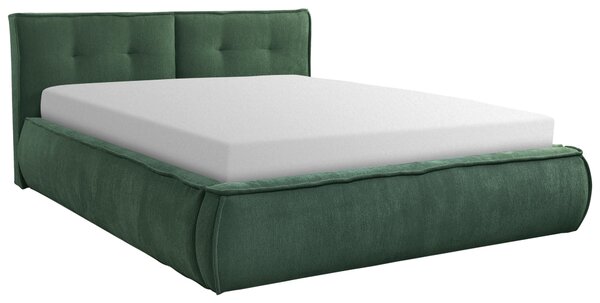 ČALOUNĚNÁ POSTEL, 180/200 cm, zelená Livetastic - Manželské postele, Online Only