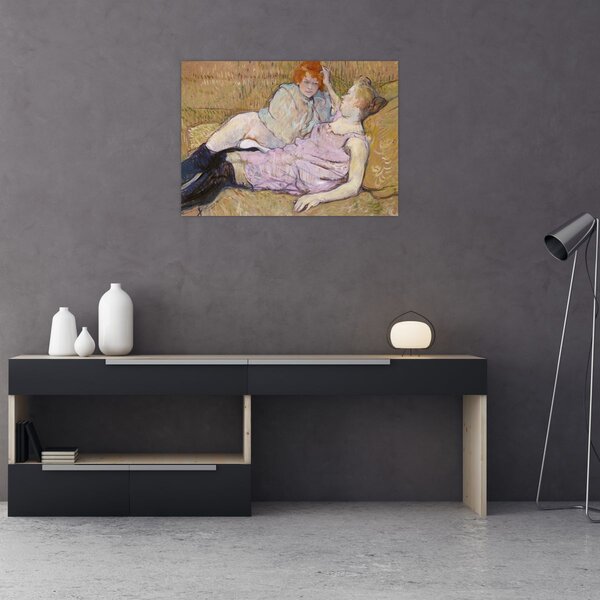 Obraz - Henri de Toulouse-Lautrec, The Sofa, reprodukce (70x50 cm)