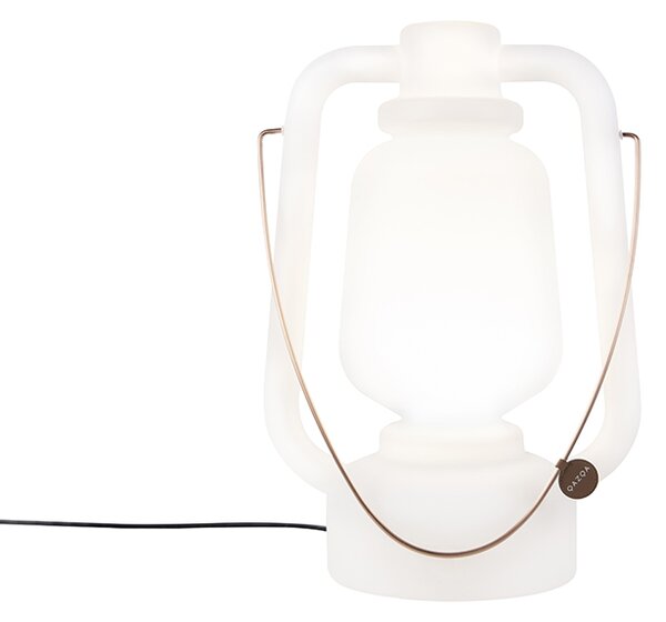 Stojací lampa bílá 51 cm IP44 - Storm Large