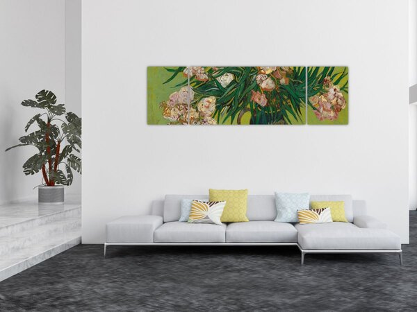 Obraz - Vincent van Gogh, Oleanders, reprodukce (170x50 cm)