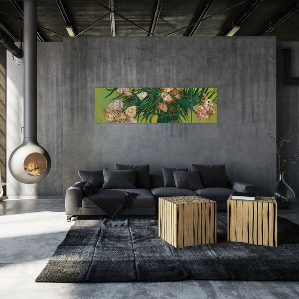 Obraz - Vincent van Gogh, Oleanders, reprodukce (170x50 cm)