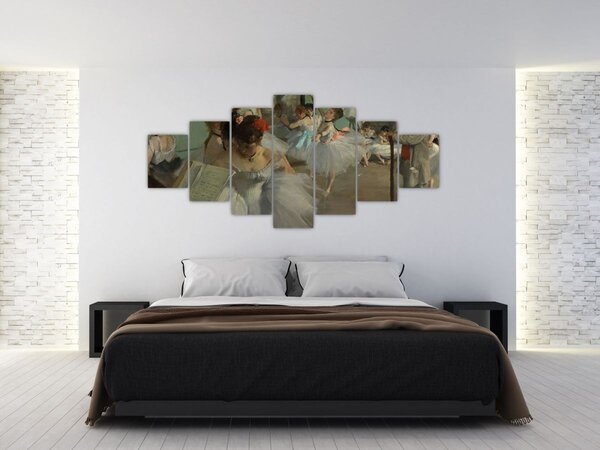 Obraz - Edgar Degas, The Dance Class, reprodukce (210x100 cm)