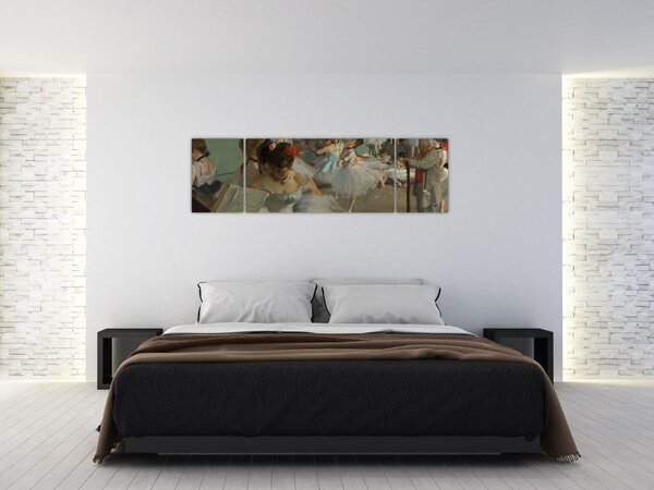Obraz - Edgar Degas, The Dance Class, reprodukce (170x50 cm)