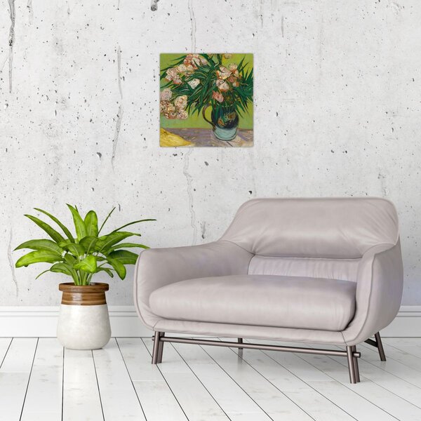 Obraz - Vincent van Gogh, Oleanders, reprodukce (30x30 cm)
