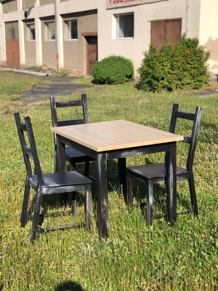 Stará Krása - Own Imports Jídelní set stolu a židlí na míru 160x75x76 6xžidle