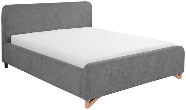 ČALOUNĚNÁ POSTEL, 180/200 cm, antracitová MID.YOU - Postele s úložným prostorem, Online Only
