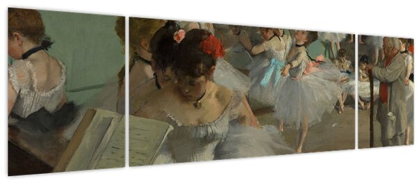Obraz - Edgar Degas, The Dance Class, reprodukce (170x50 cm)