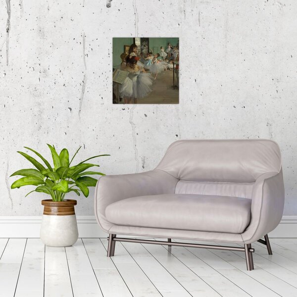 Obraz - Edgar Degas, The Dance Class, reprodukce (30x30 cm)