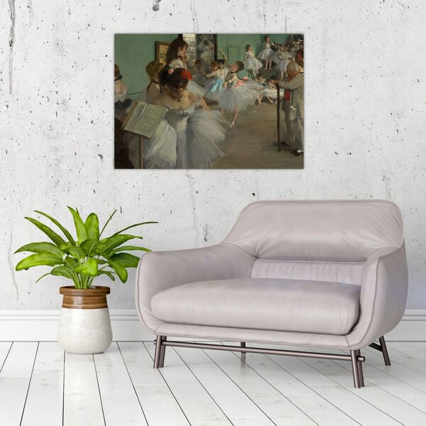 Obraz - Edgar Degas, The Dance Class, reprodukce (70x50 cm)