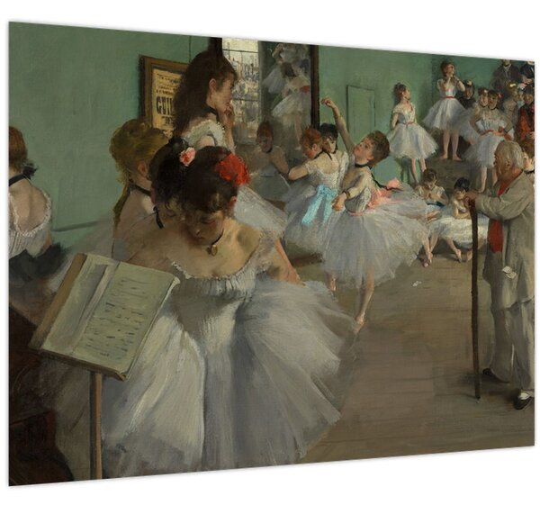 Obraz - Edgar Degas, The Dance Class, reprodukce (70x50 cm)