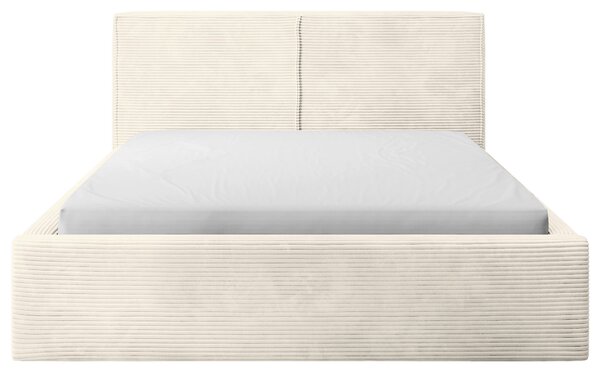 ČALOUNĚNÁ POSTEL, 180/200 cm, krémová P & B - Postele s úložným prostorem, Online Only