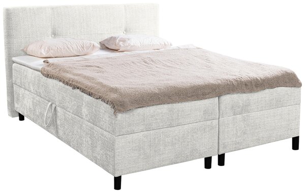 AMERICKÁ POSTEL, 180/200 cm, krémová MID.YOU - Postele s úložným prostorem, Online Only