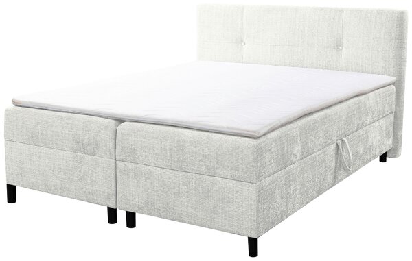 AMERICKÁ POSTEL, 180/200 cm, krémová MID.YOU - Postele s úložným prostorem, Online Only