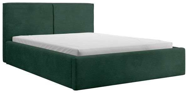 ČALOUNĚNÁ POSTEL, 180/200 cm, tmavě zelená P & B - Postele s úložným prostorem, Online Only