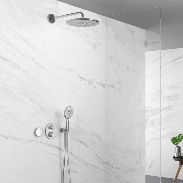 Grohe Grohtherm vanová baterie pod omítku s termostatem StarLight Chrome 24076000