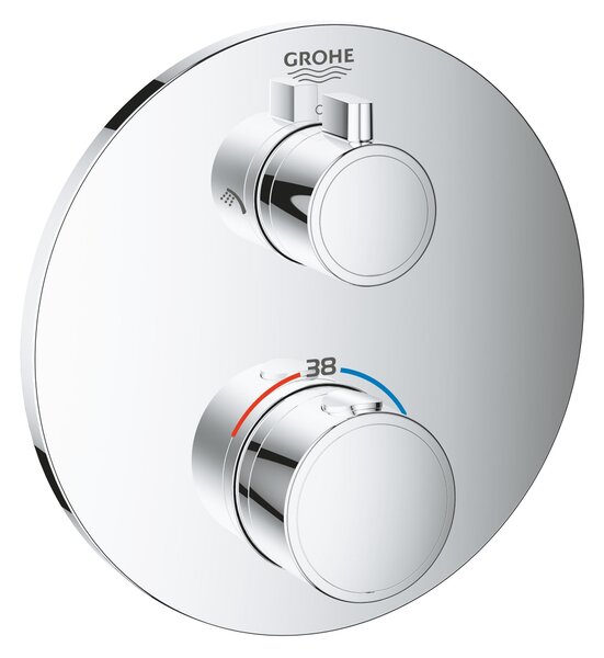 Grohe Grohtherm vanová baterie pod omítku s termostatem StarLight Chrome 24076000
