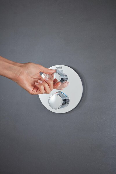 Grohe Grohtherm vanová baterie pod omítku s termostatem StarLight Chrome 24076000