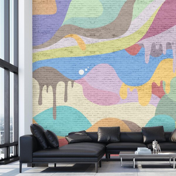 Fototapeta - Grafiti ve zdi (245x170 cm)