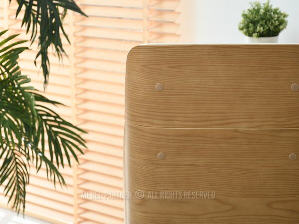 Židle Aukley (krémová + chromová). Akce -10%