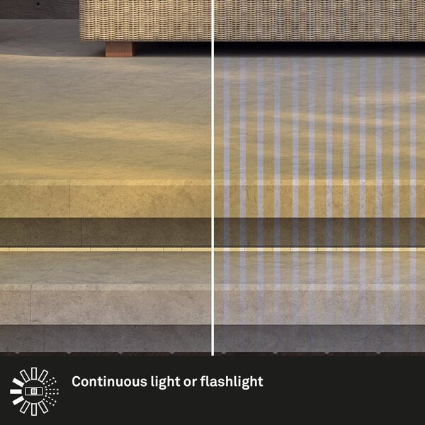 BRILO 2320100 LED pásek, 1000 cm, solární, 3000K, transparentní - BRILONER