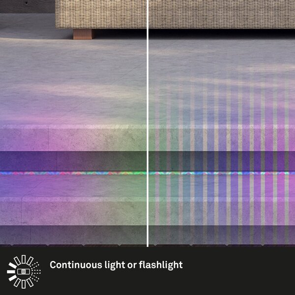 BRILO 2321100 RGB LED pásek, 1000 cm, transparentní - BRILONER