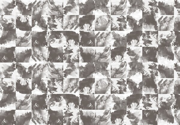 Fototapeta - Inkoustová mozaika (245x170 cm)