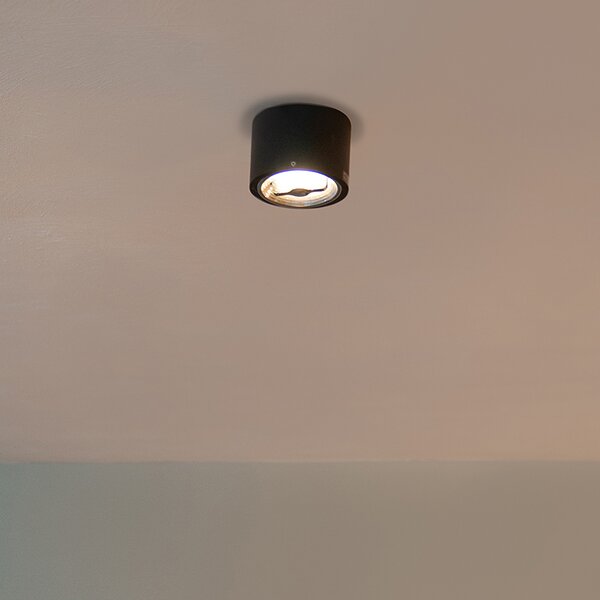 Moderní stropní bodové světlo černé AR111 vč. LED - Expert