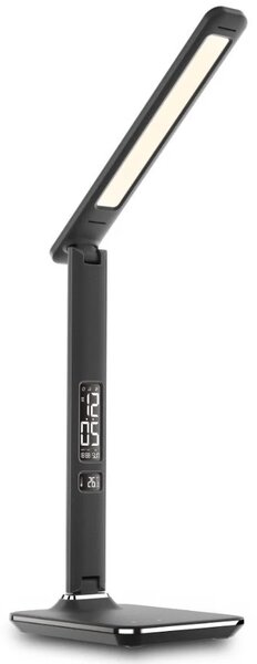 Stolní lampa IMMAX Kingfisher Black s displejem, černá 08930L