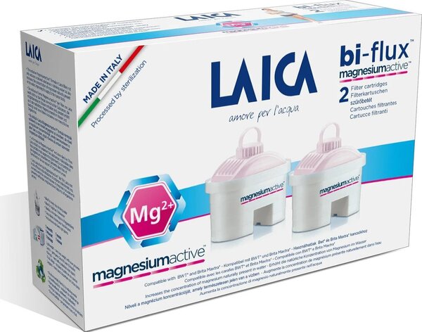 Laica G2M Bi-flux Filtr Magnesiumactive pro filtrační konvice Laica, 2 ks LAI G2M